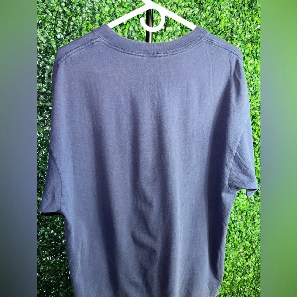 Vintage Six Flags Looney Tunes Taz Speed Demon Navy Short Sleeve Shirt - Picture 5 of 5